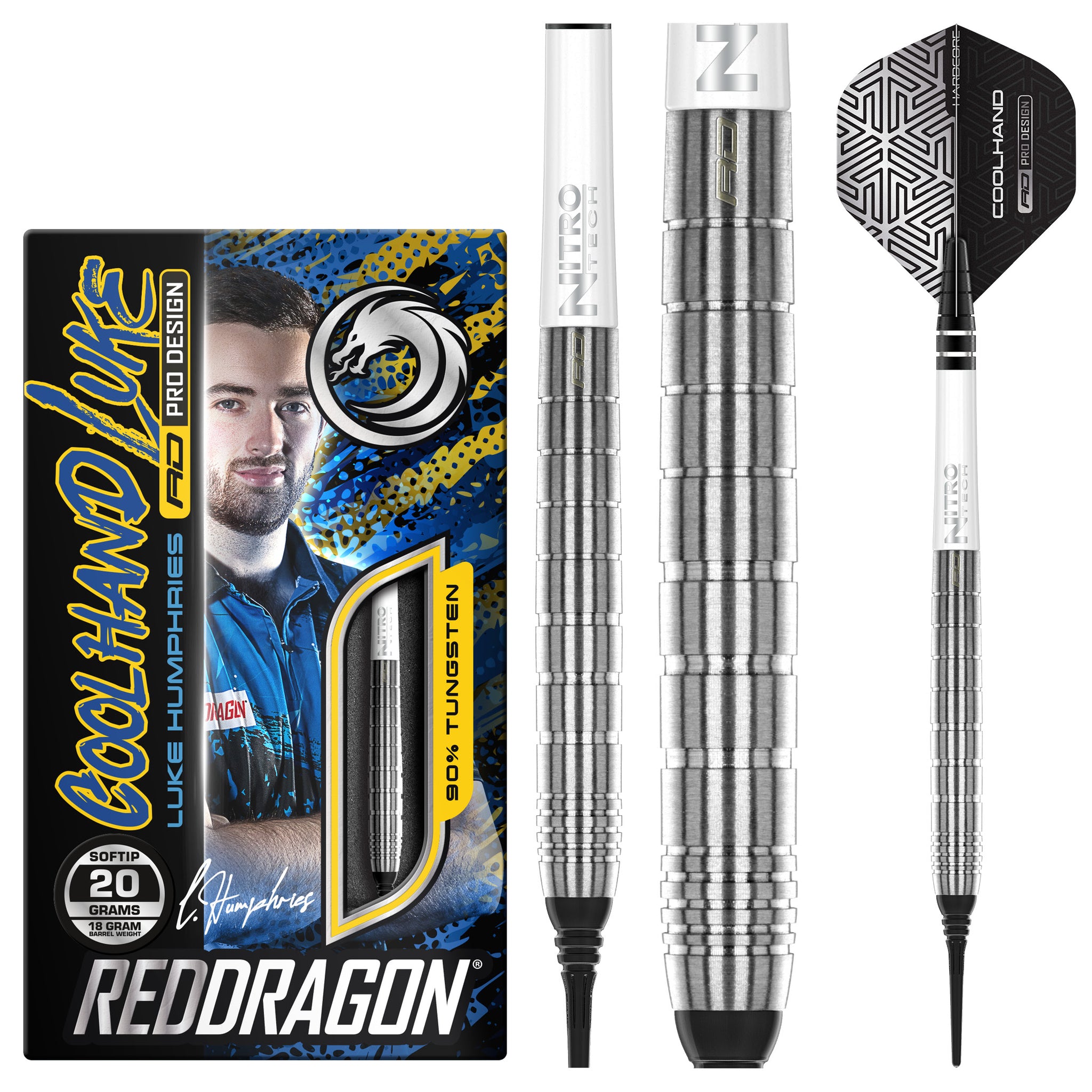 Luke Humphries TX1 Softip Darts Red Dragon Darts