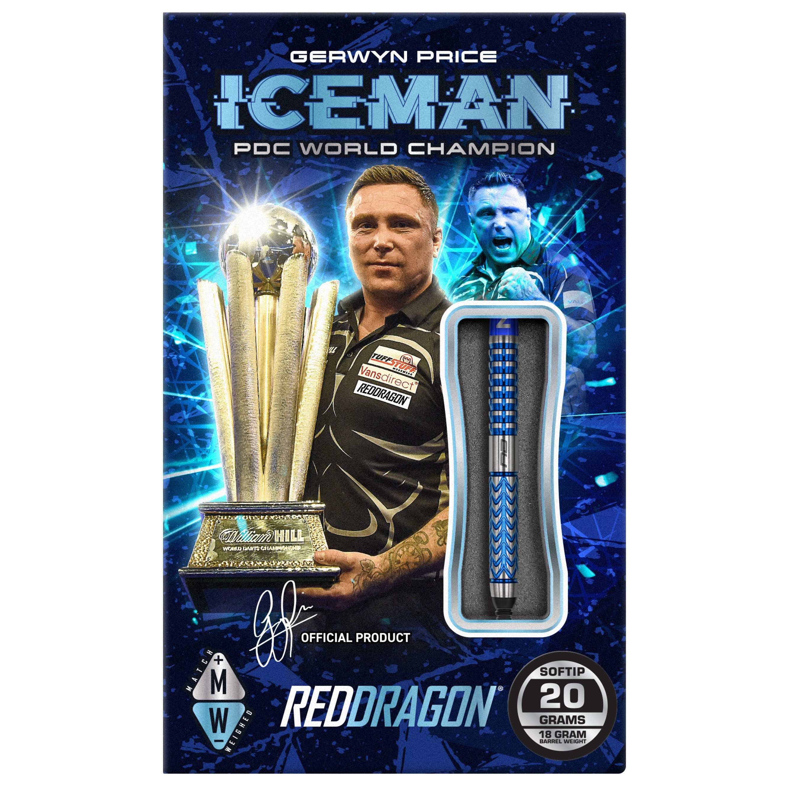 Gerwyn Price Glacier Soft Tip