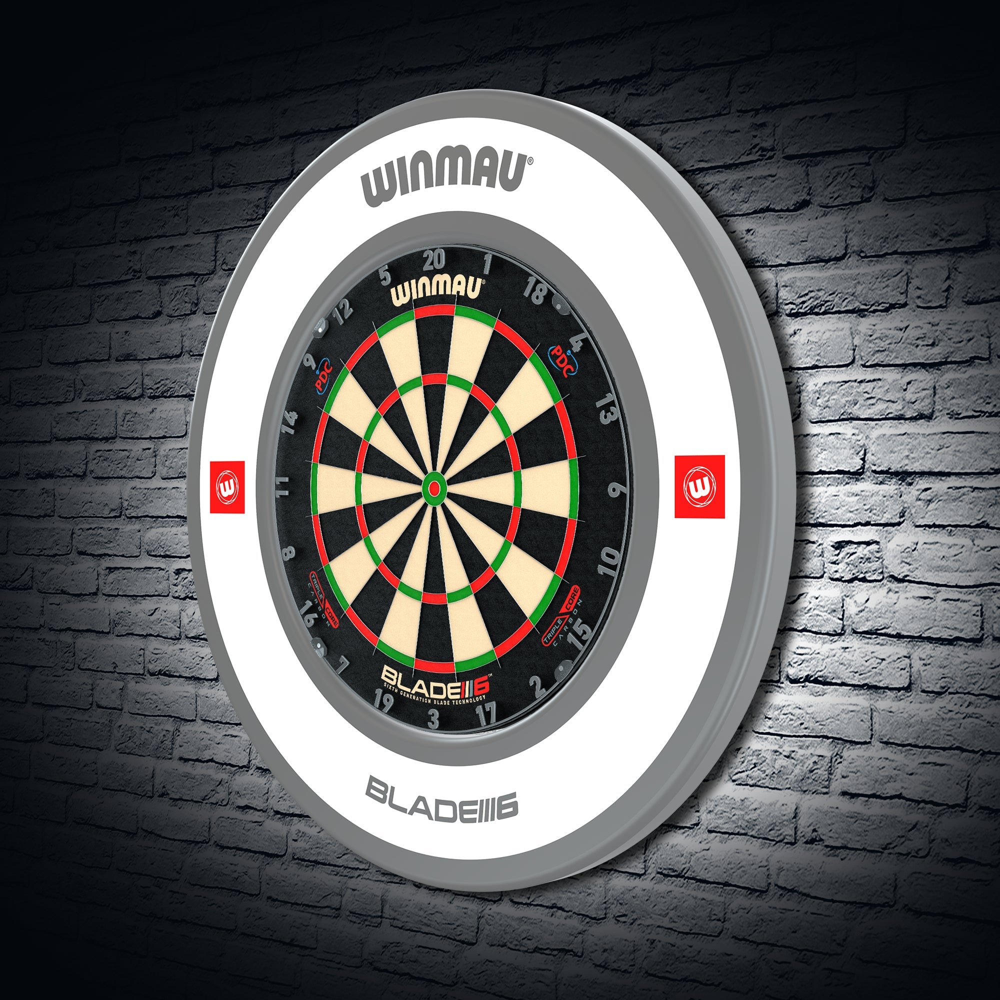 Pro-Line 1.0 White Dartboard Surround