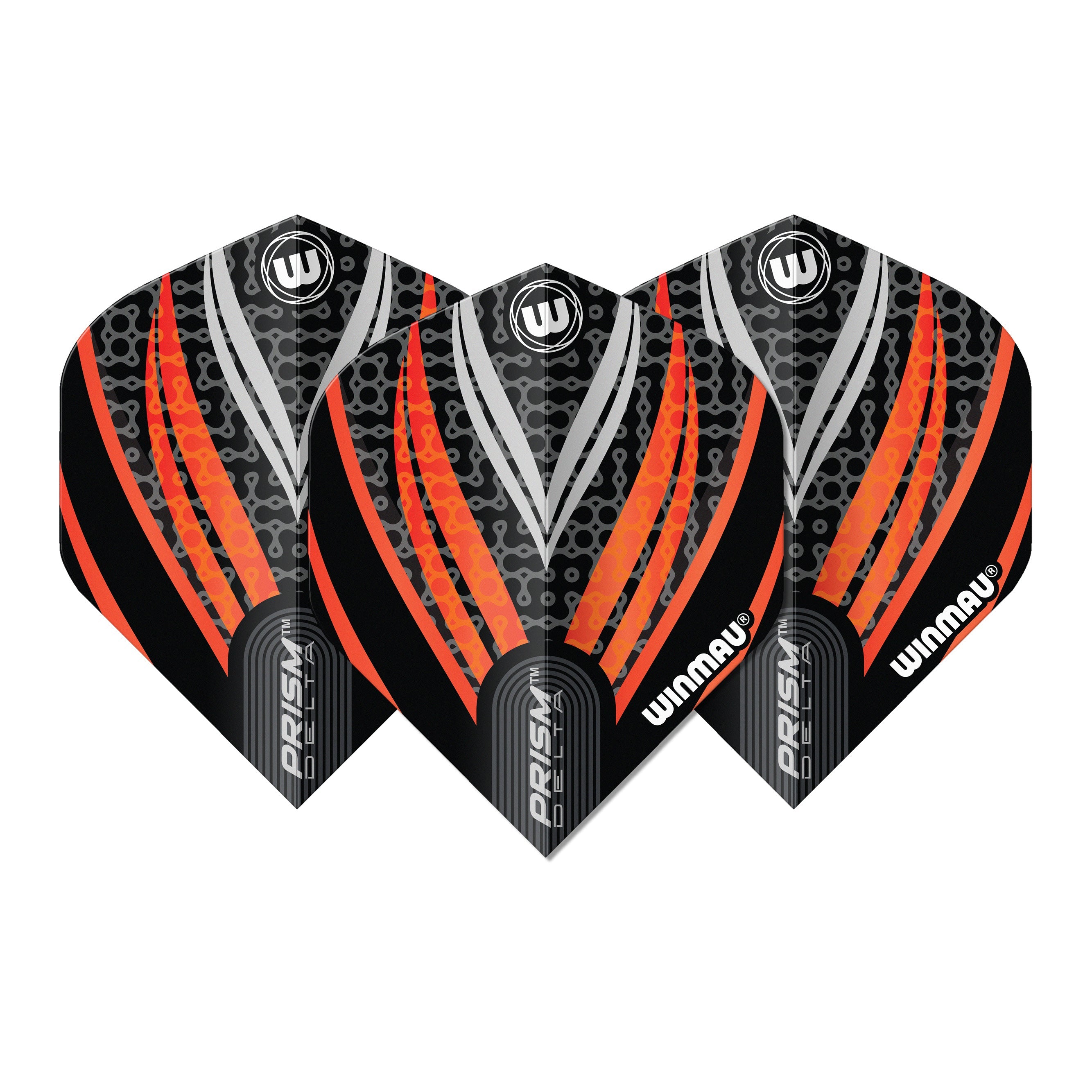 Black, White & Orange Prism Delta Standard