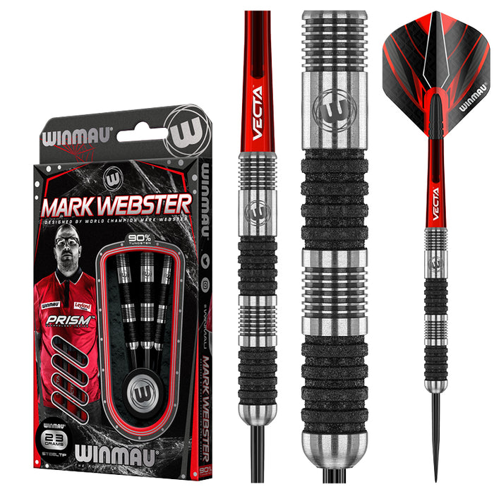 Winmau Mark Webster Signature Darts Red Dragon Darts