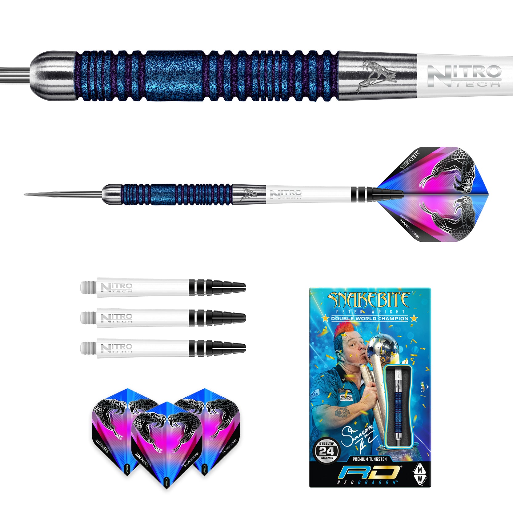 Peter Wright Euro 11 Blue Element World Cup SE