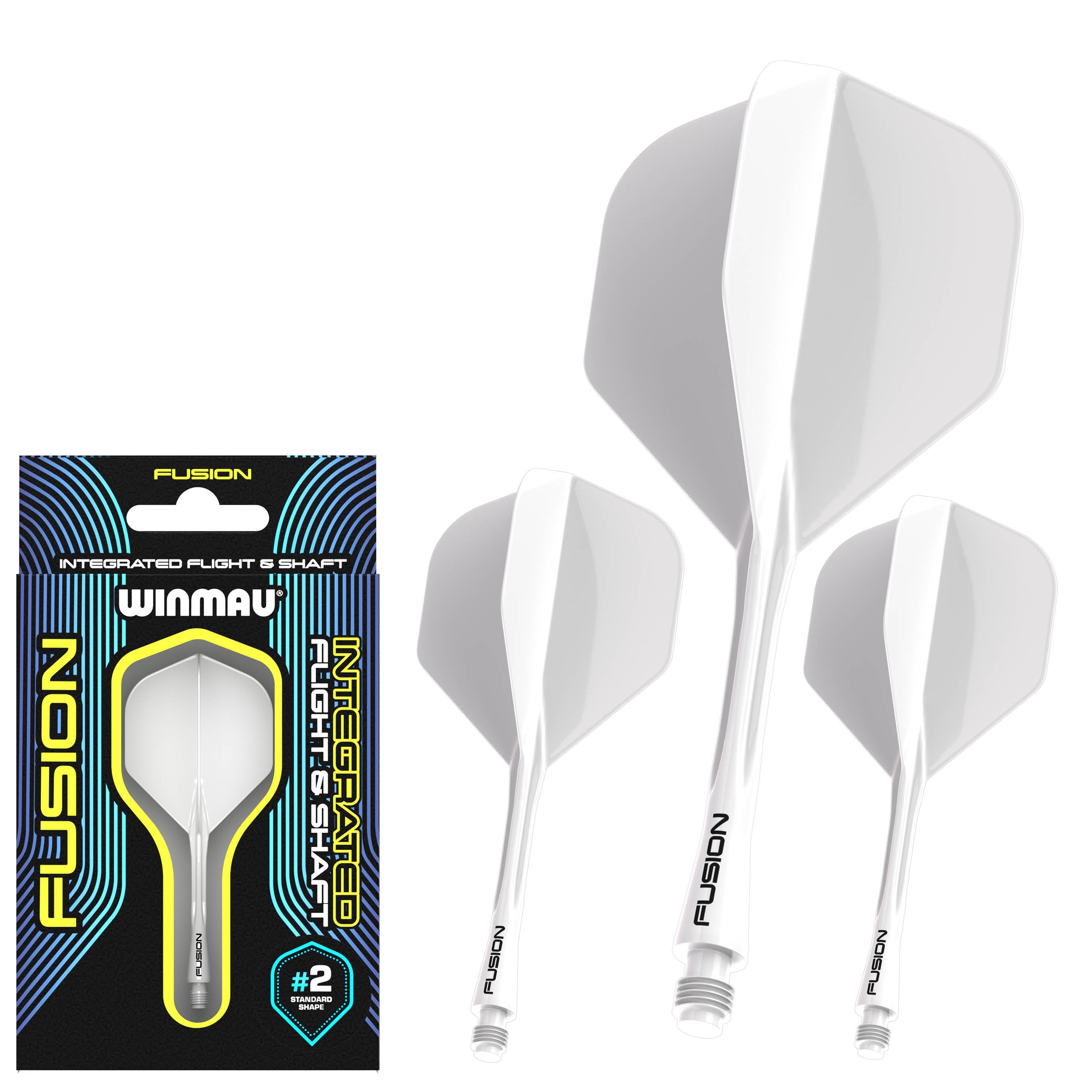 Fusion #2 Integrated Flight & Shaft - White