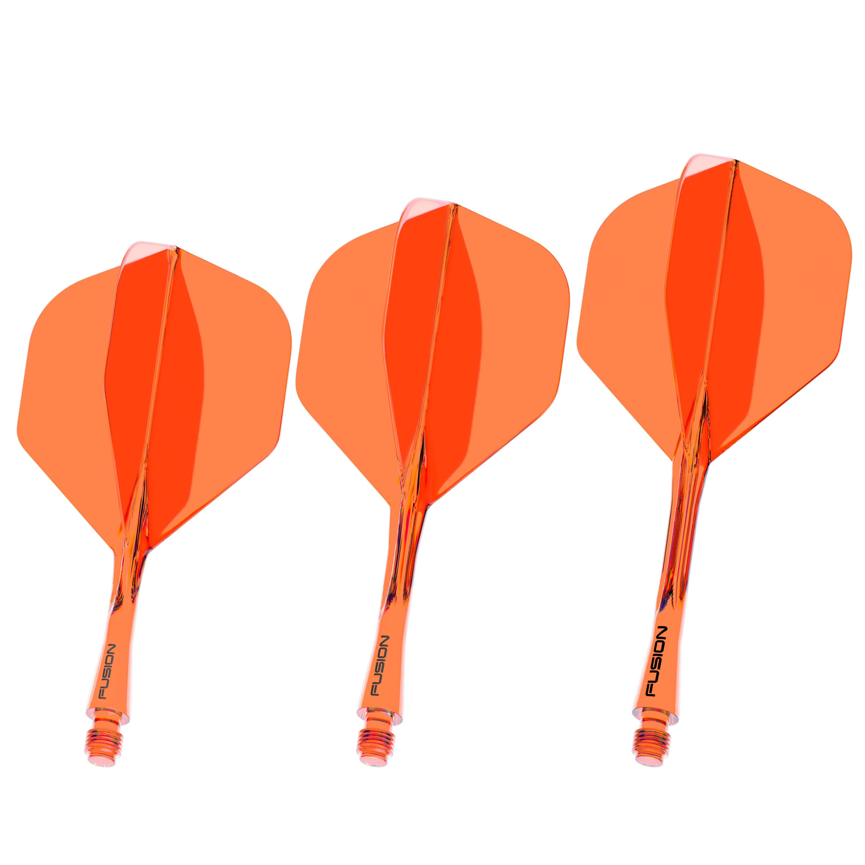 Fusion #2 Integrated Flight & Shaft - Neon Orange