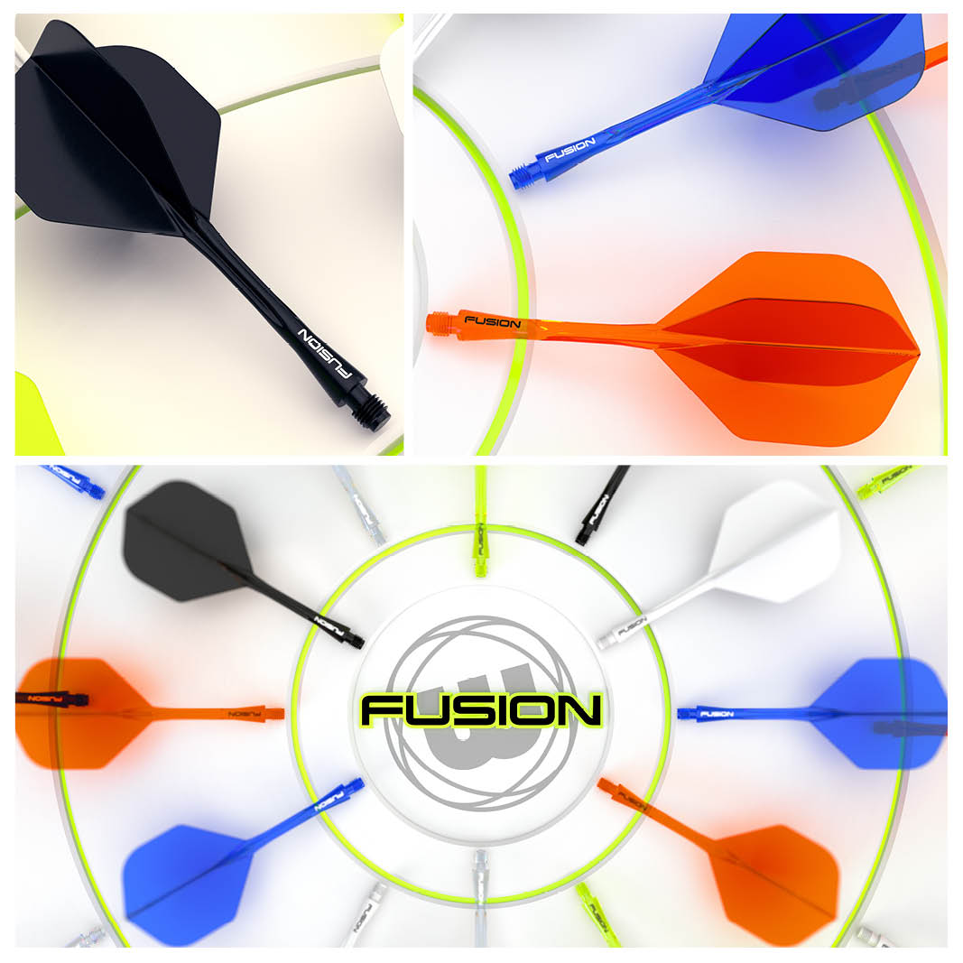 Fusion #2 Integrated Flight & Shaft - Black