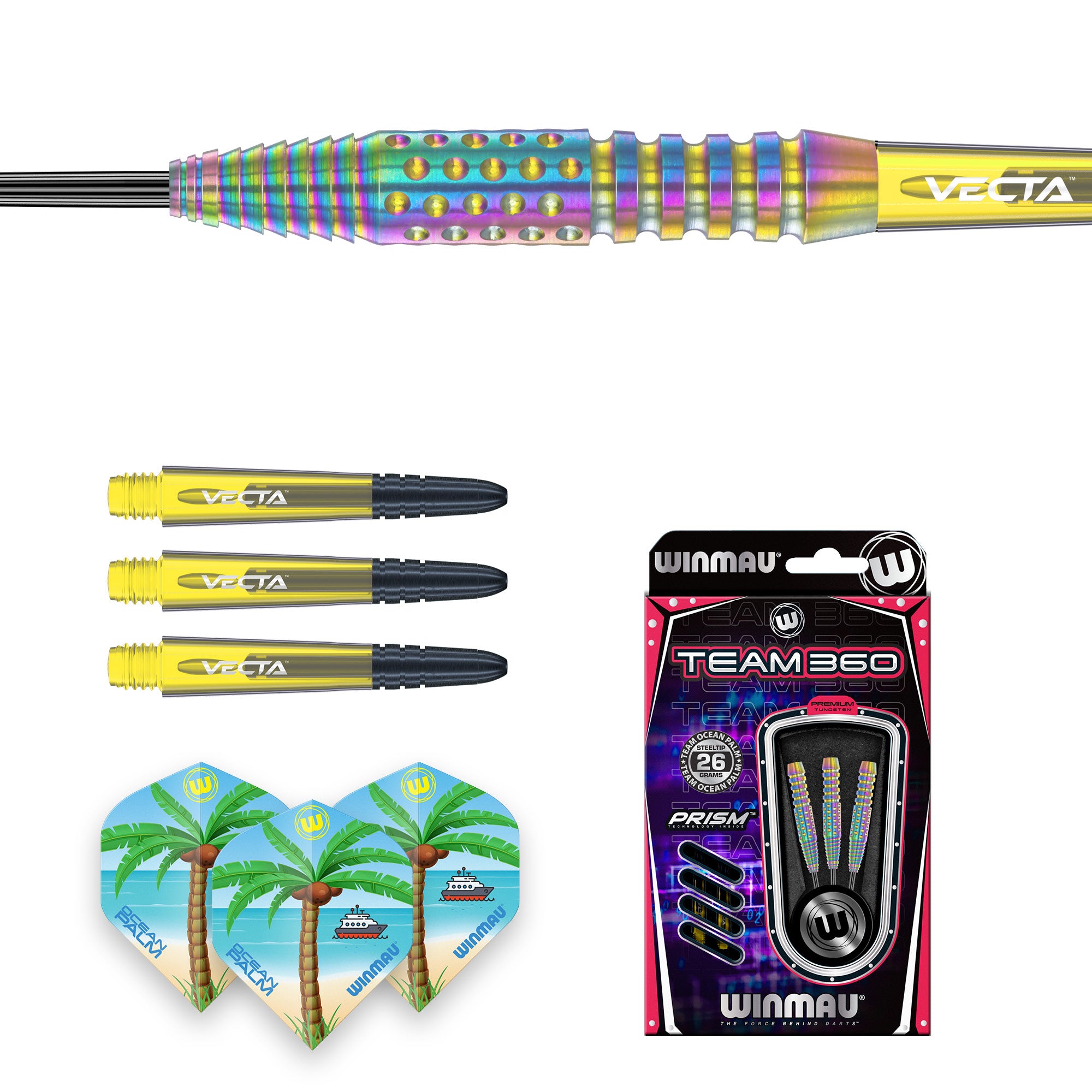 Winmau Team 360 Ocean Palm