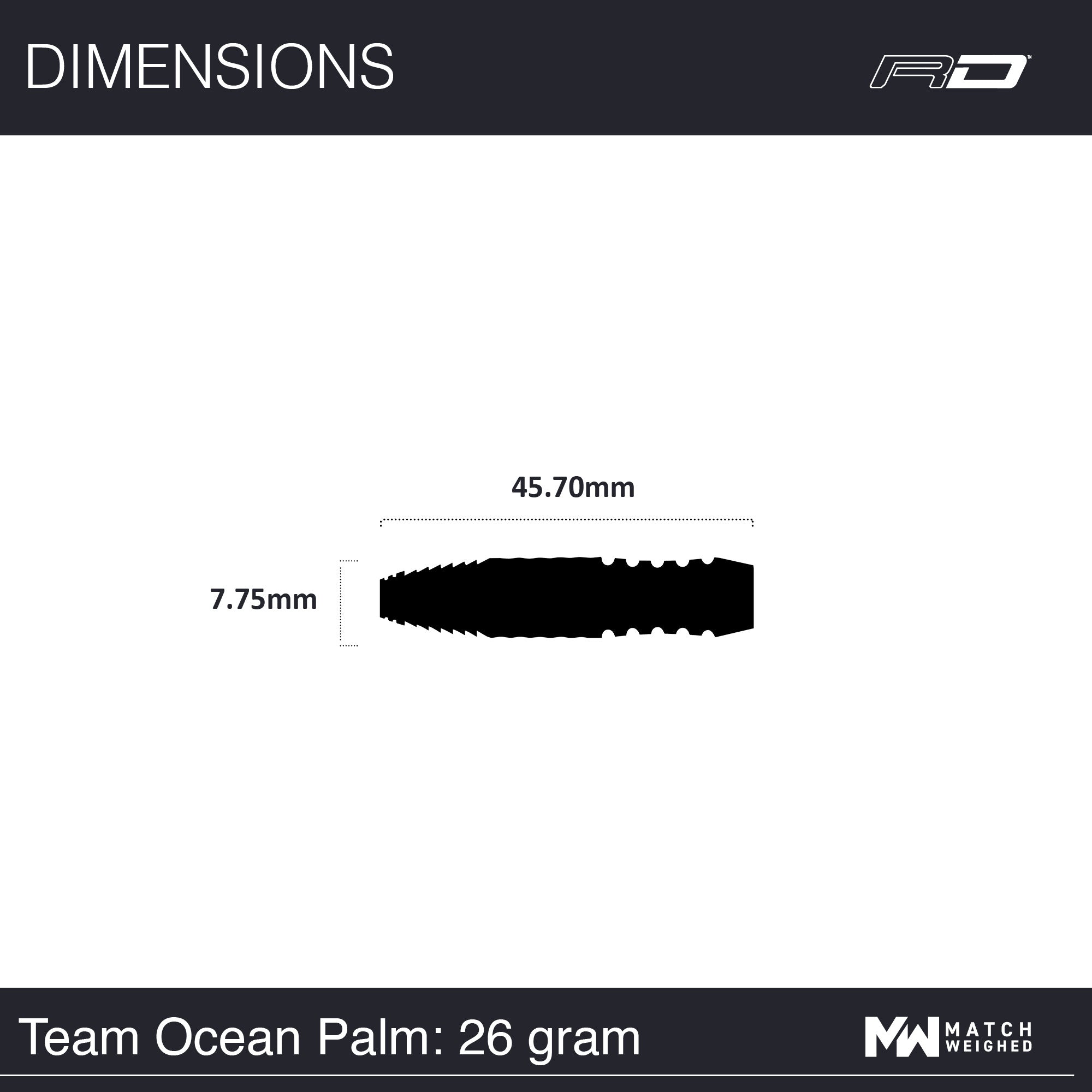 Winmau Team 360 Ocean Palm