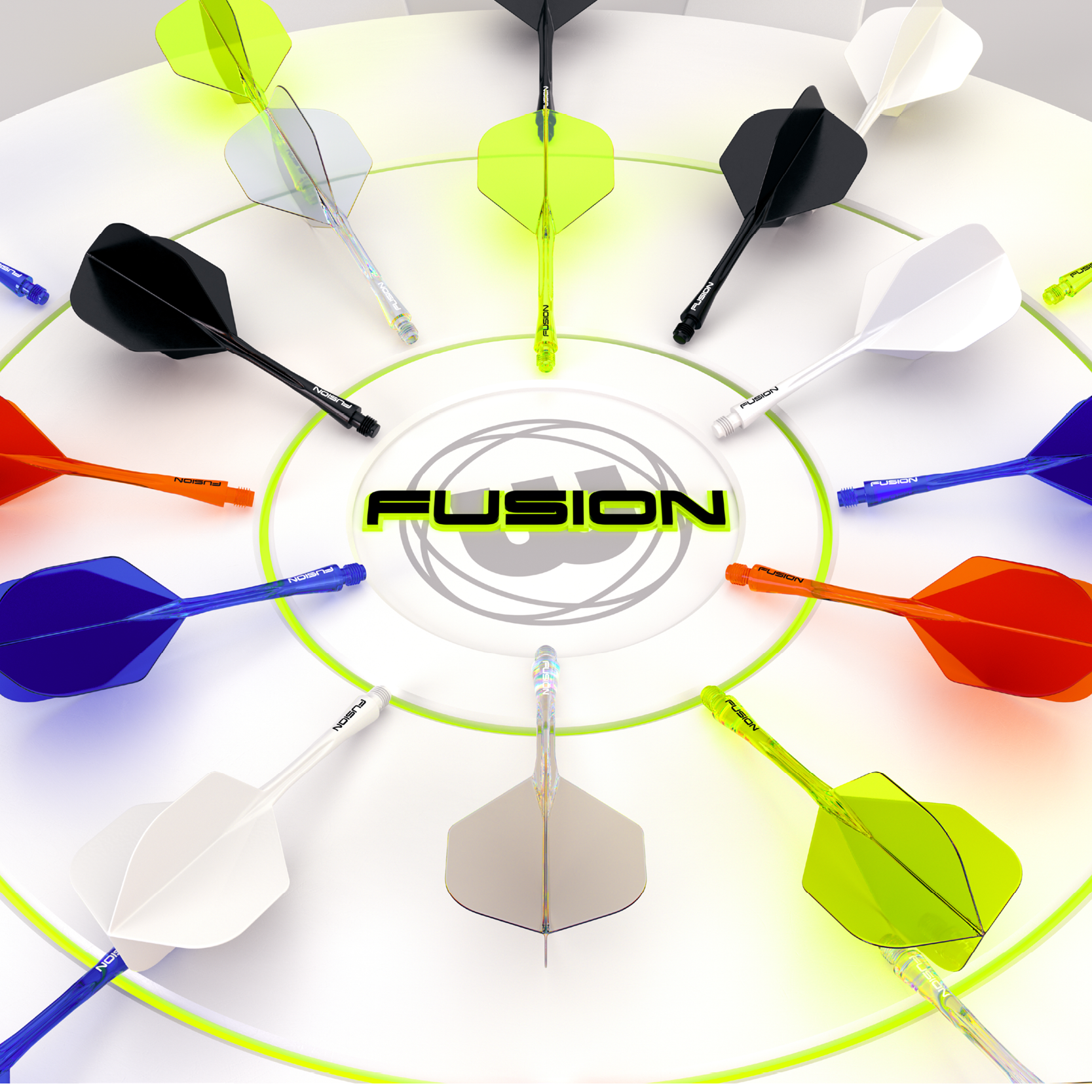 Fusion #2 Integrated Flight & Shaft - Black Tint