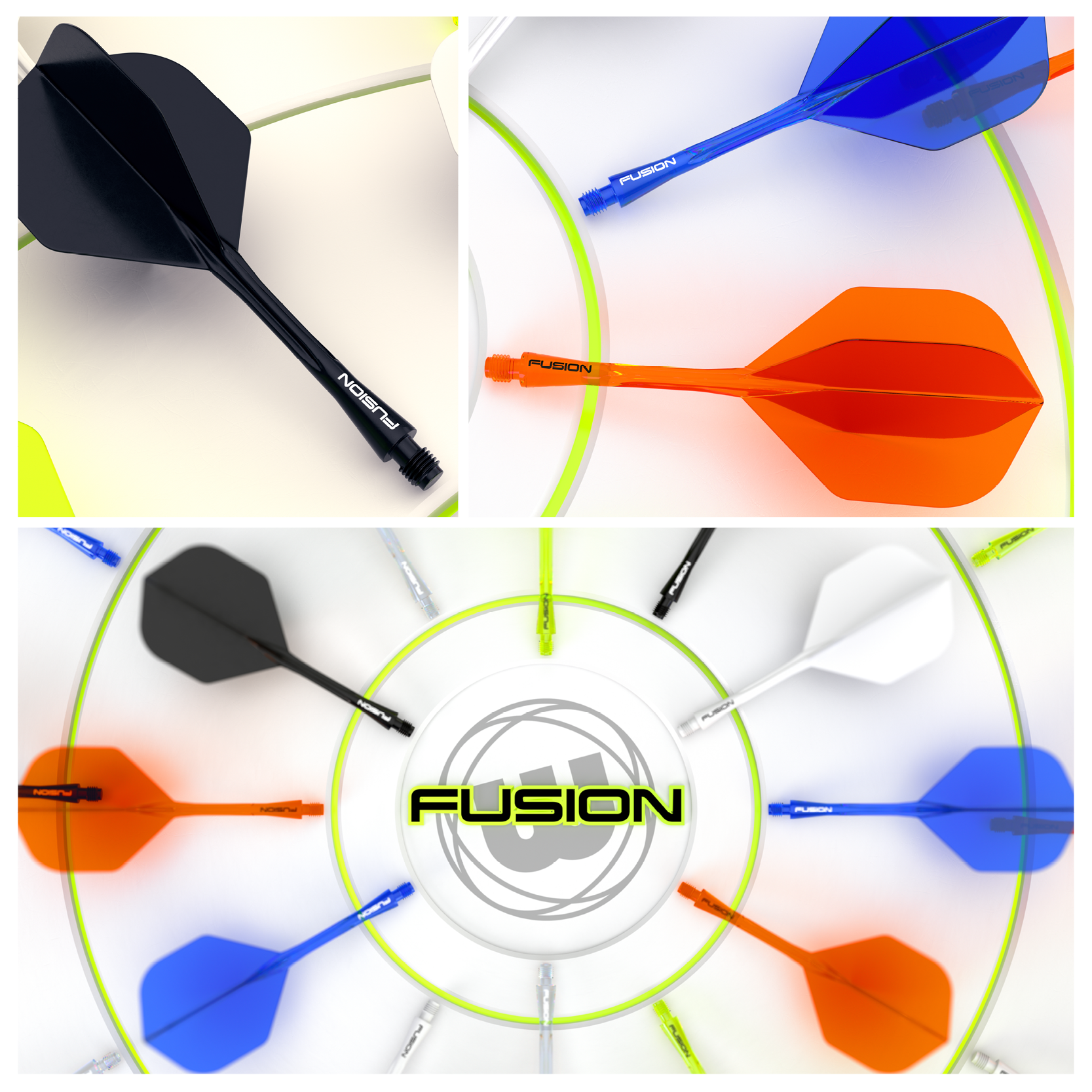 Fusion #2 Integrated Flight & Shaft - Black Tint