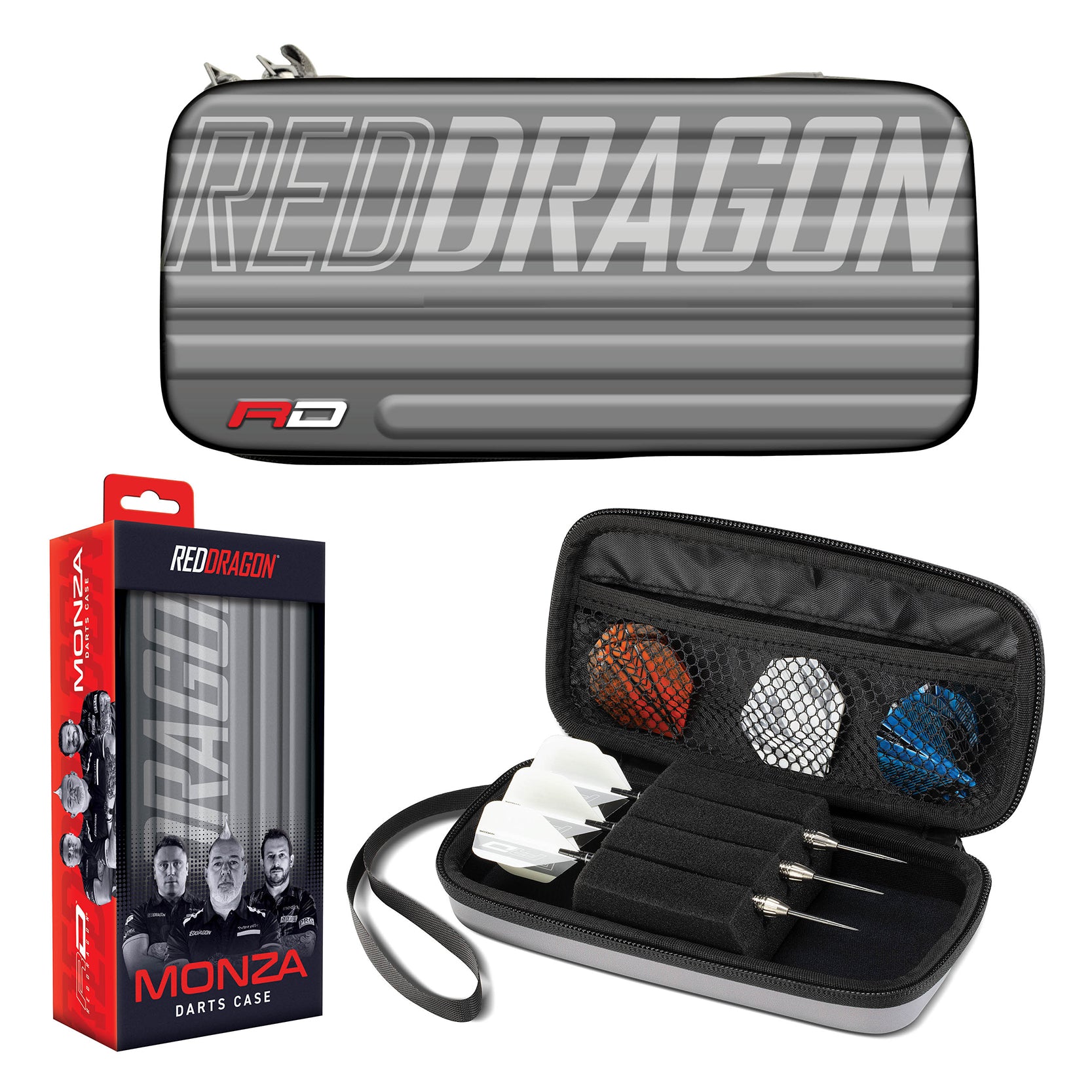 Monza Grey Dart Case