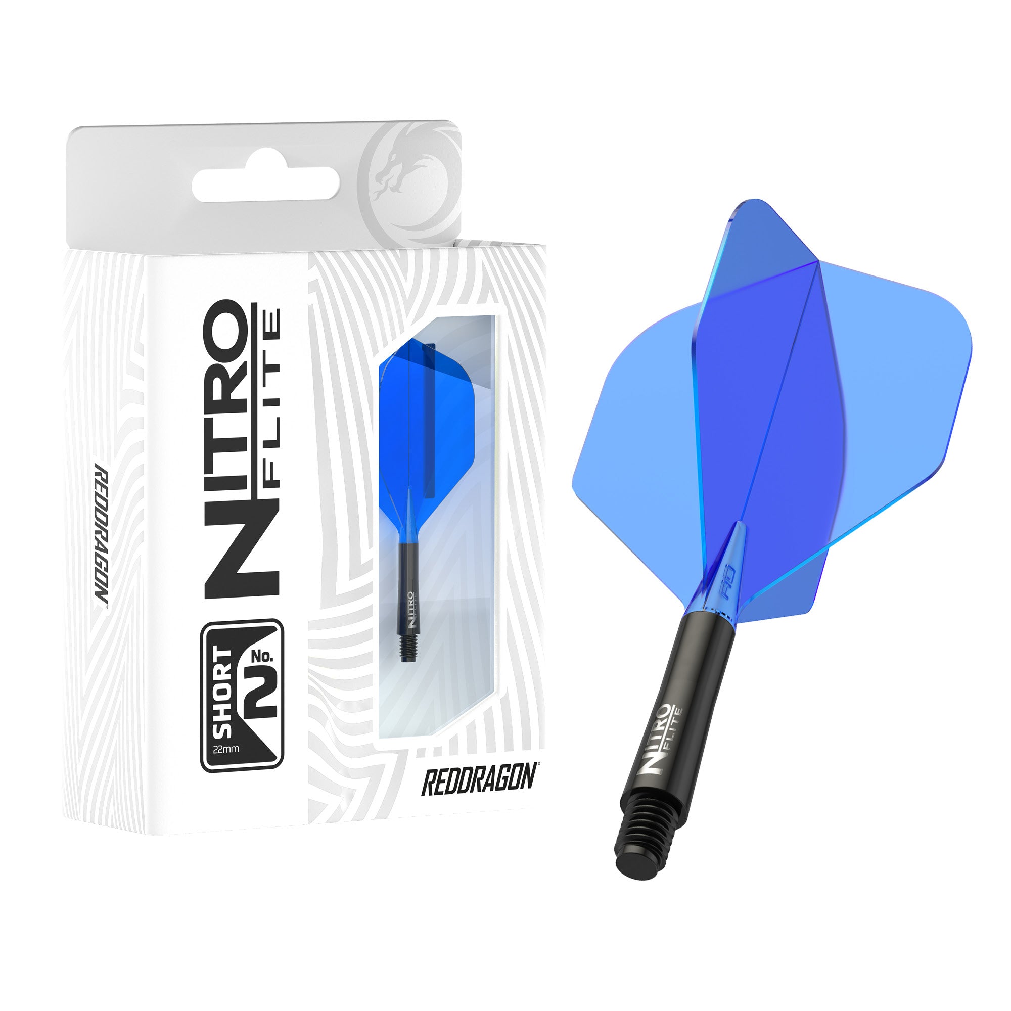 Nitro Flite -  Integrated Flight and Shaft Black & Blue