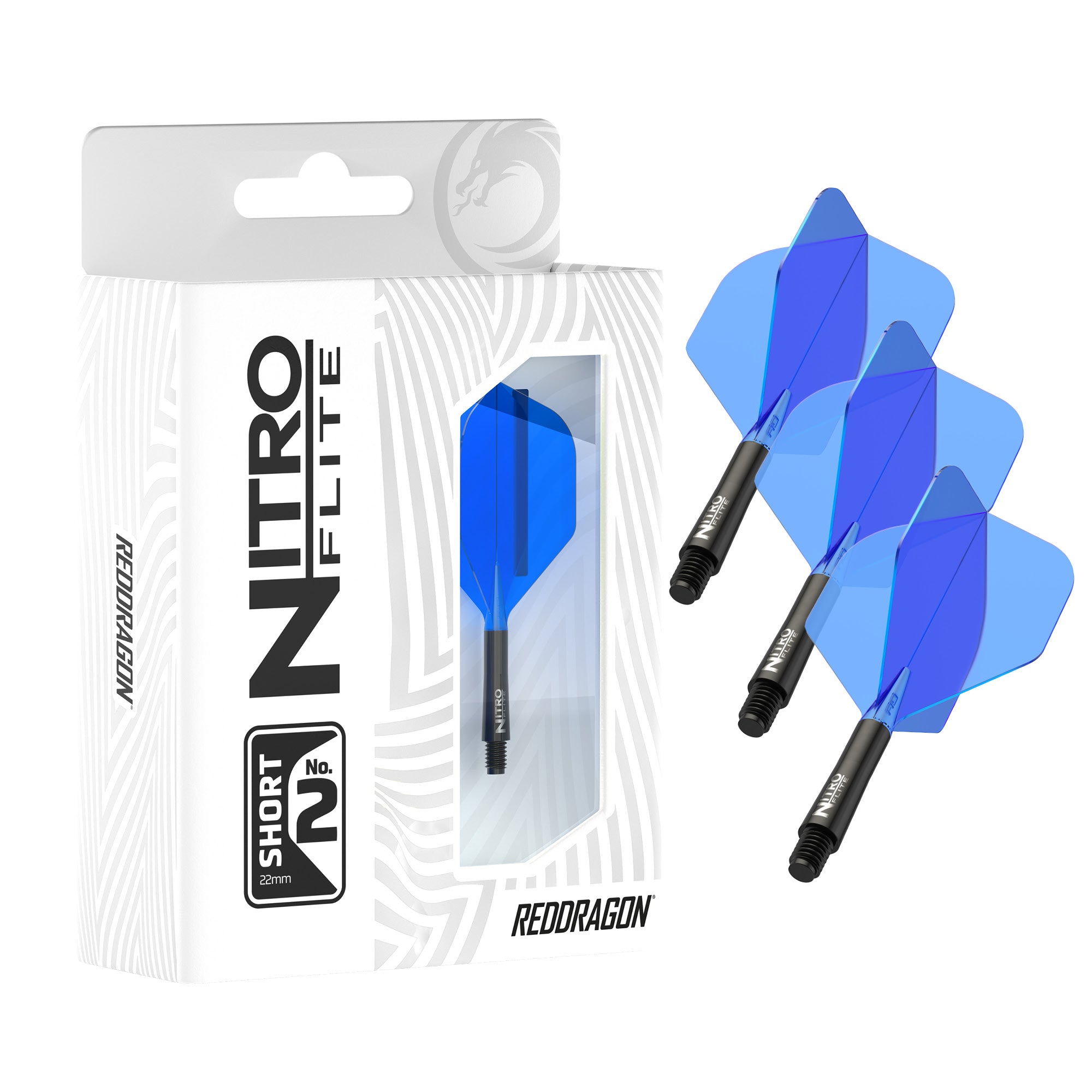 Nitro Flite -  Integrated Flight and Shaft Black & Blue