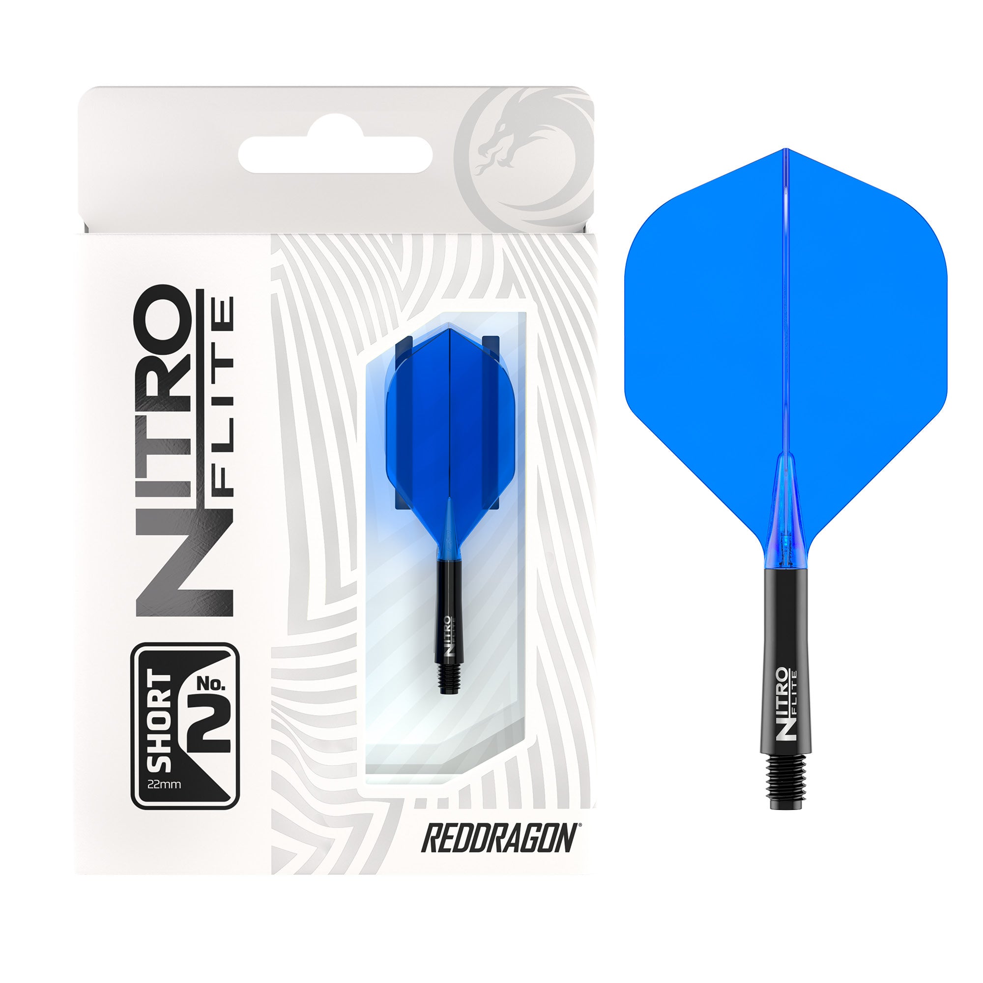 Nitro Flite -  Integrated Flight and Shaft Black & Blue