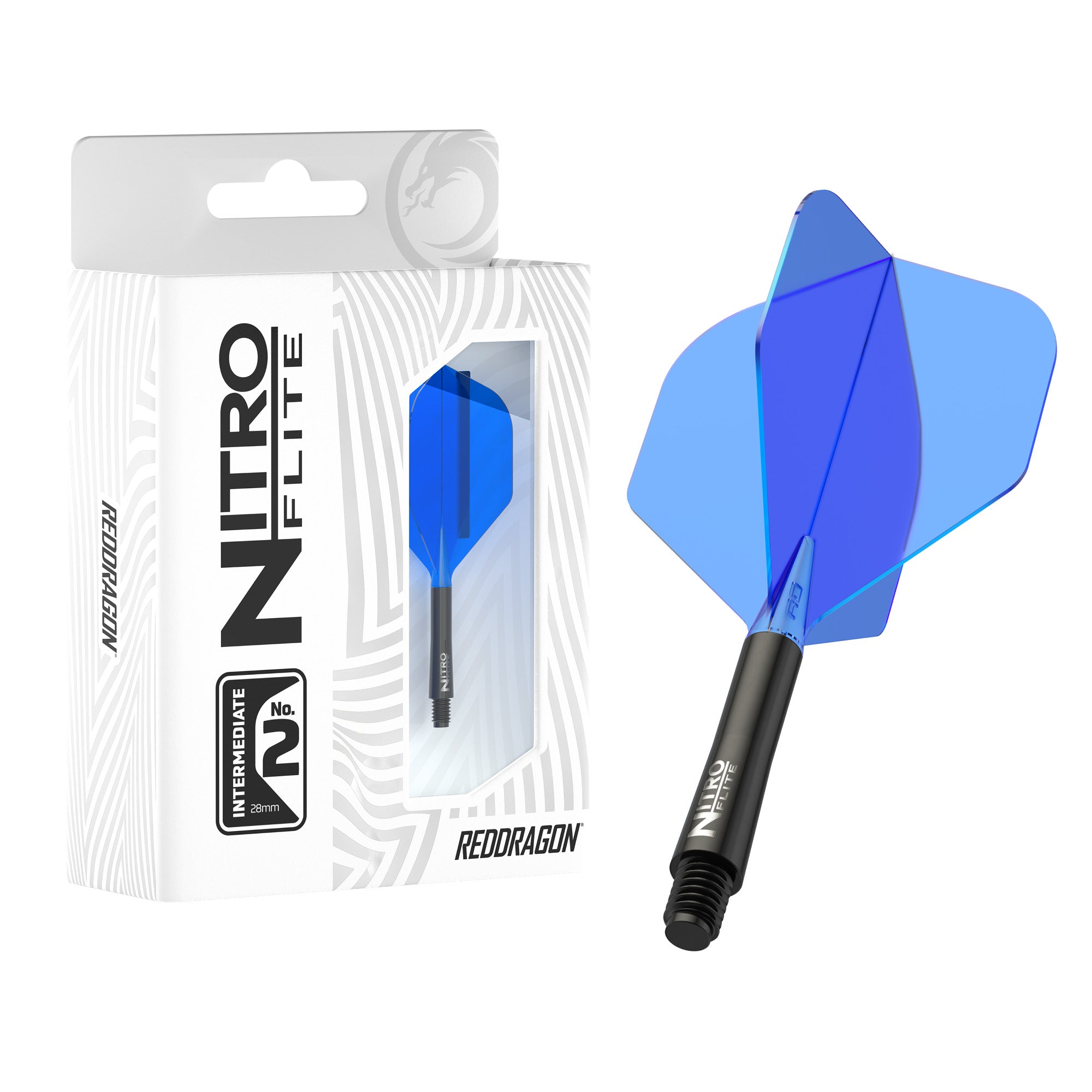 Nitro Flite -  Integrated Flight and Shaft Black & Blue