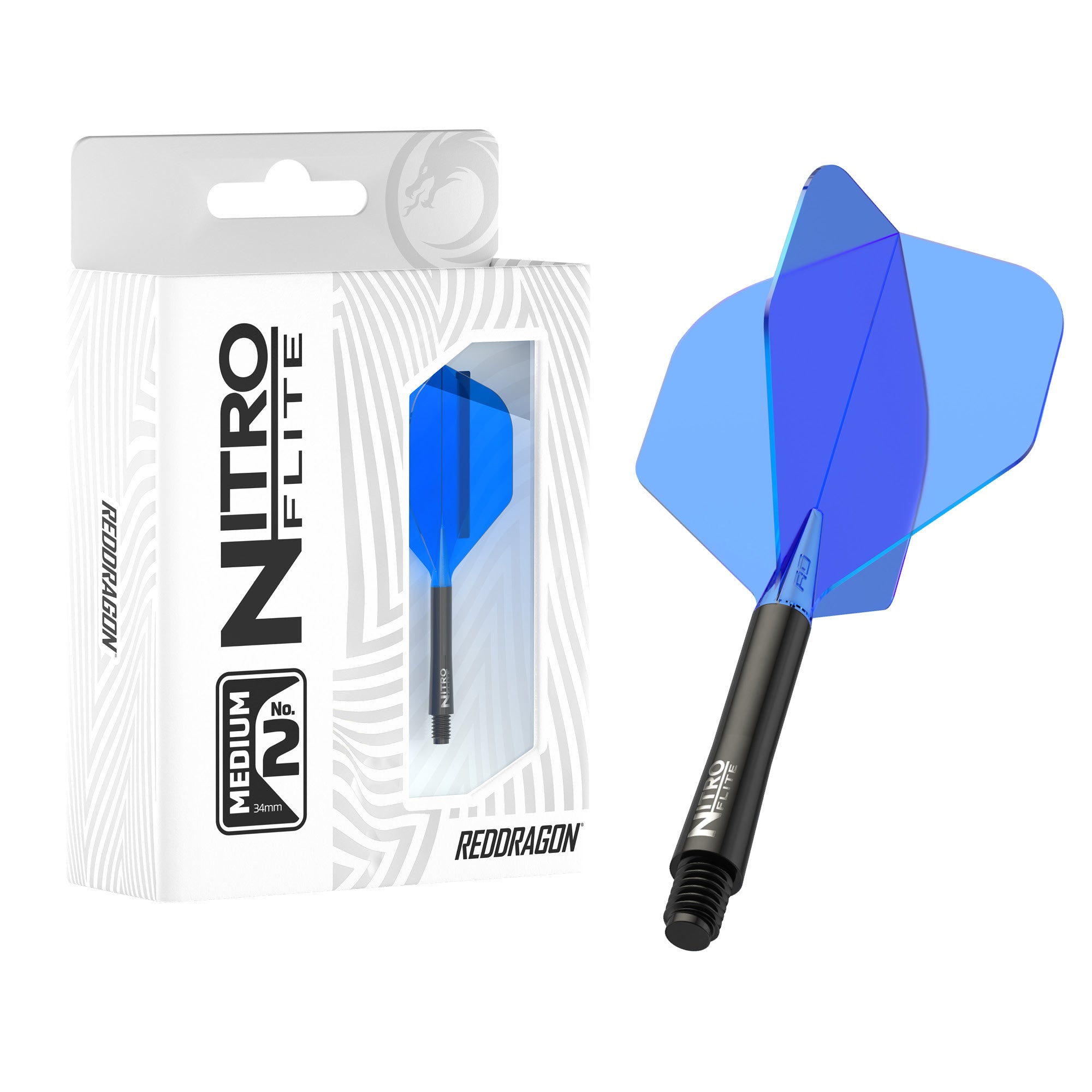 Nitro Flite -  Integrated Flight and Shaft Black & Blue