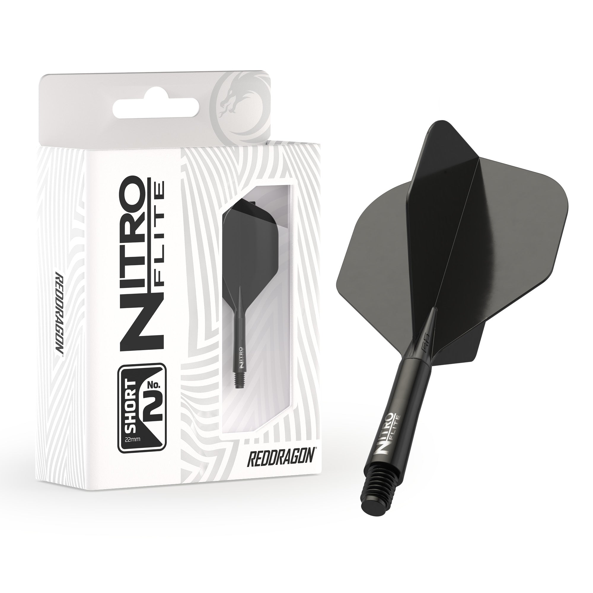 Nitro Flite -  Integrated Flight and Shaft Black & Black