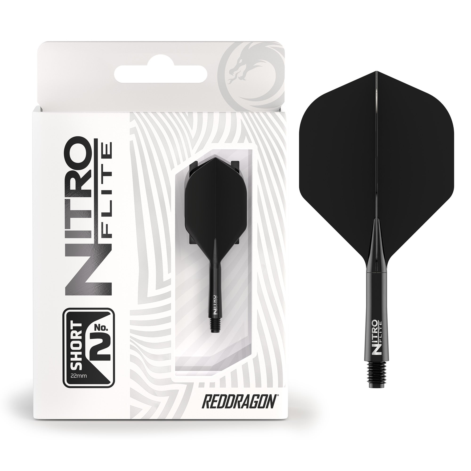 Nitro Flite -  Integrated Flight and Shaft Black & Black