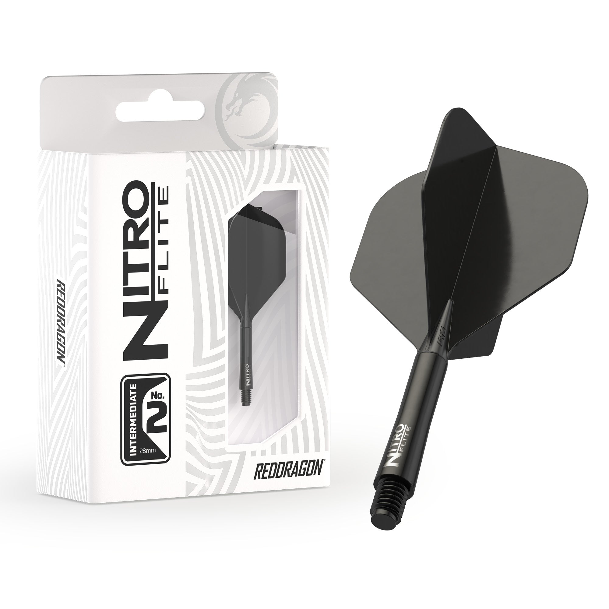 Nitro Flite -  Integrated Flight and Shaft Black & Black