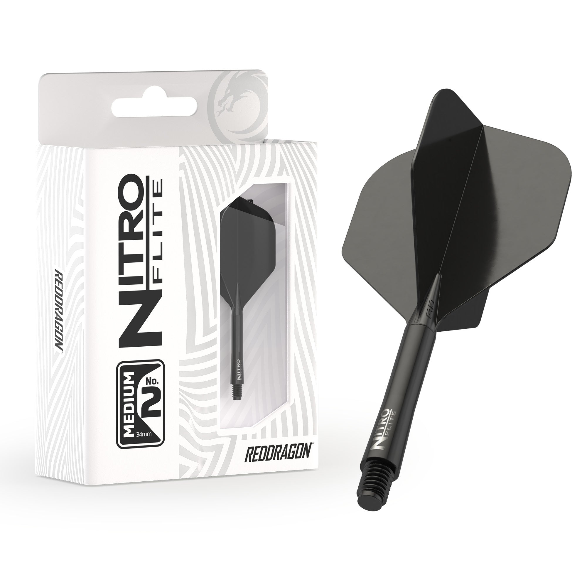 Nitro Flite -  Integrated Flight and Shaft Black & Black